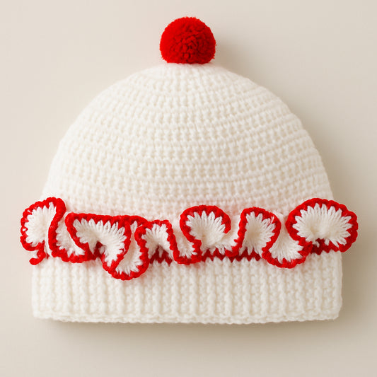 White Knitted Cap